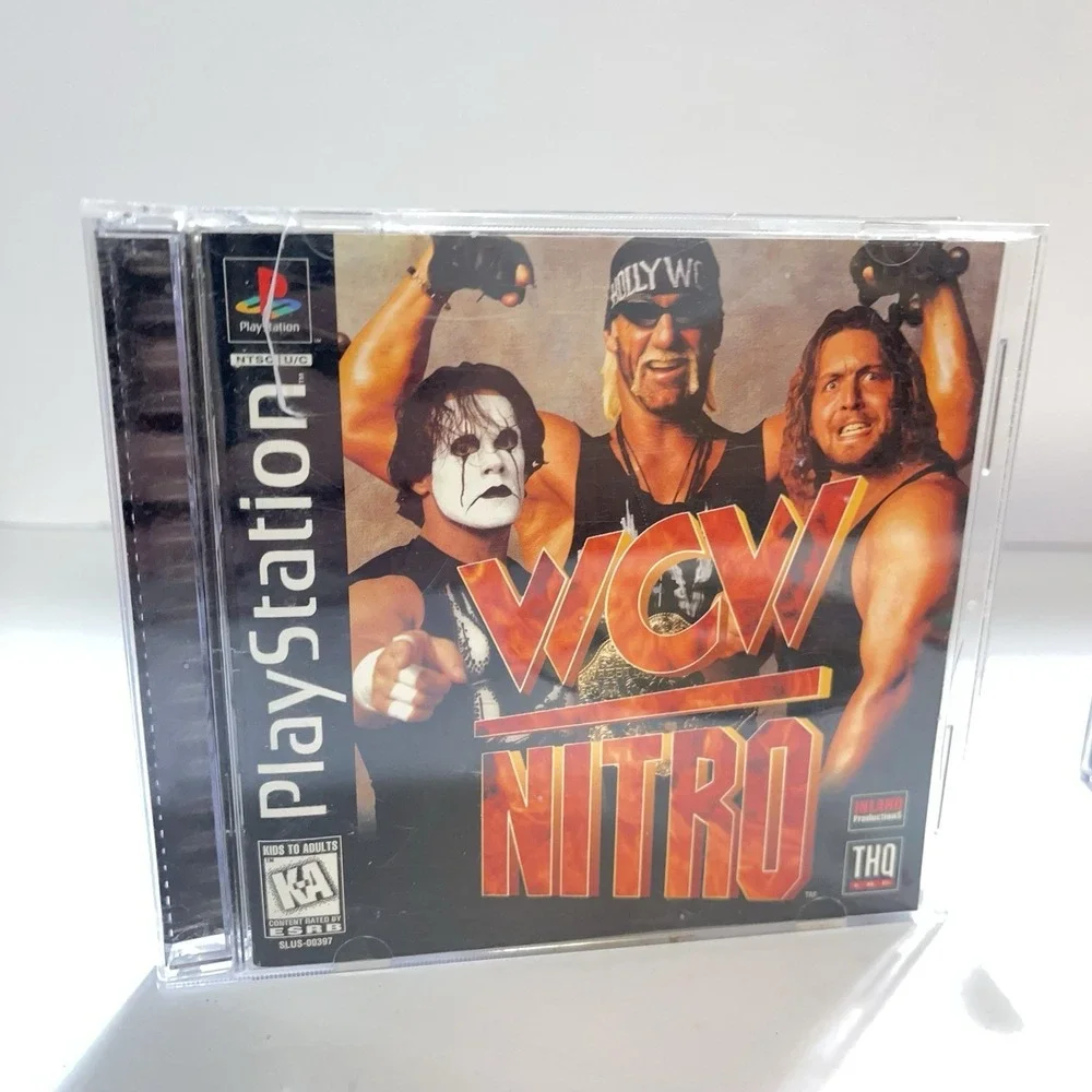 PS1 WCW Wresting Games Lot Of 3  WCW Nitro, Vs The World, WCW NWO Thunder CIB